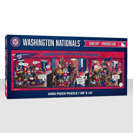 Youthefan MLB Washington Nationals Game Day in the Dog House Puzzle, 1000 Piece 2506012